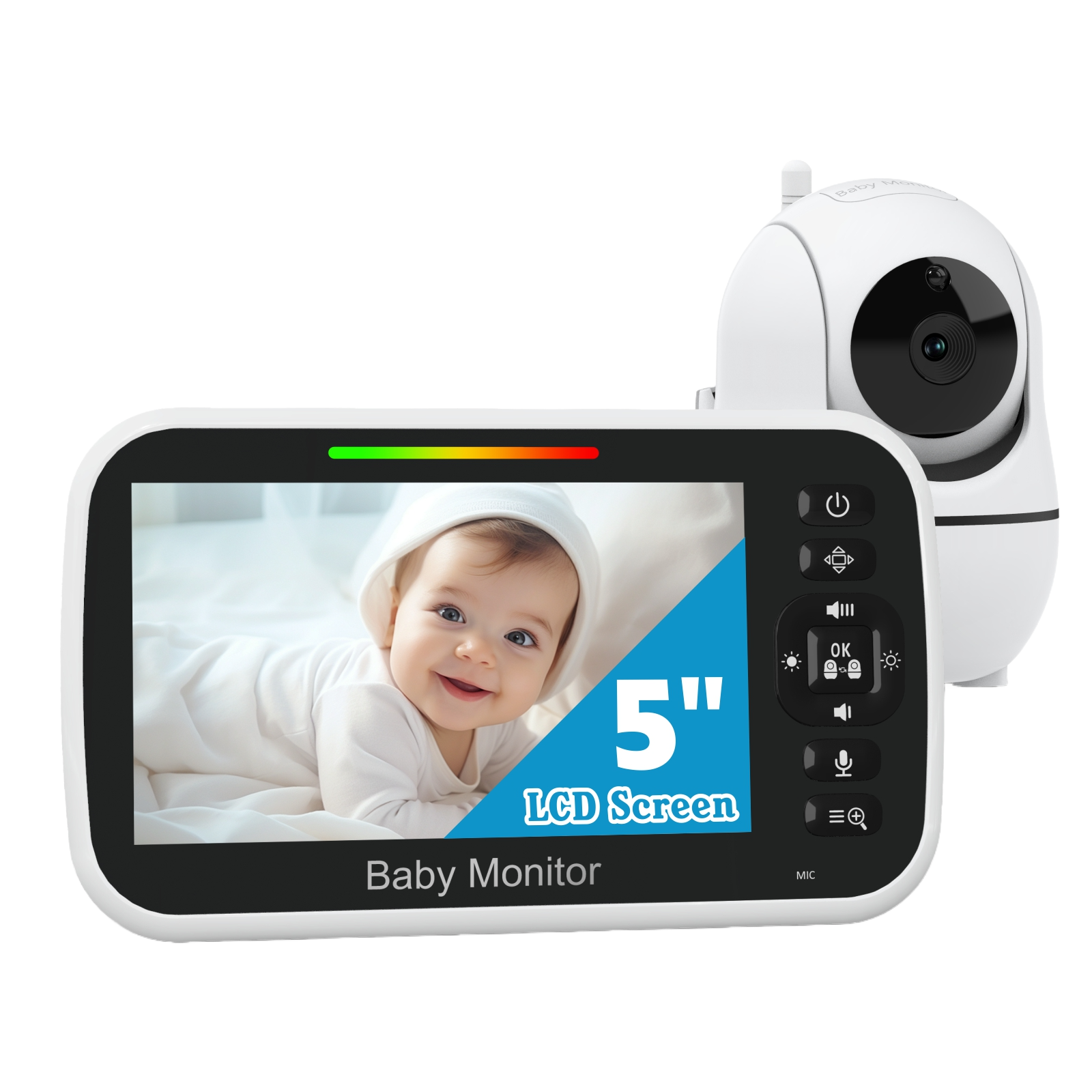 5 inch cheap hot selling good quality smartree baby monitor camera