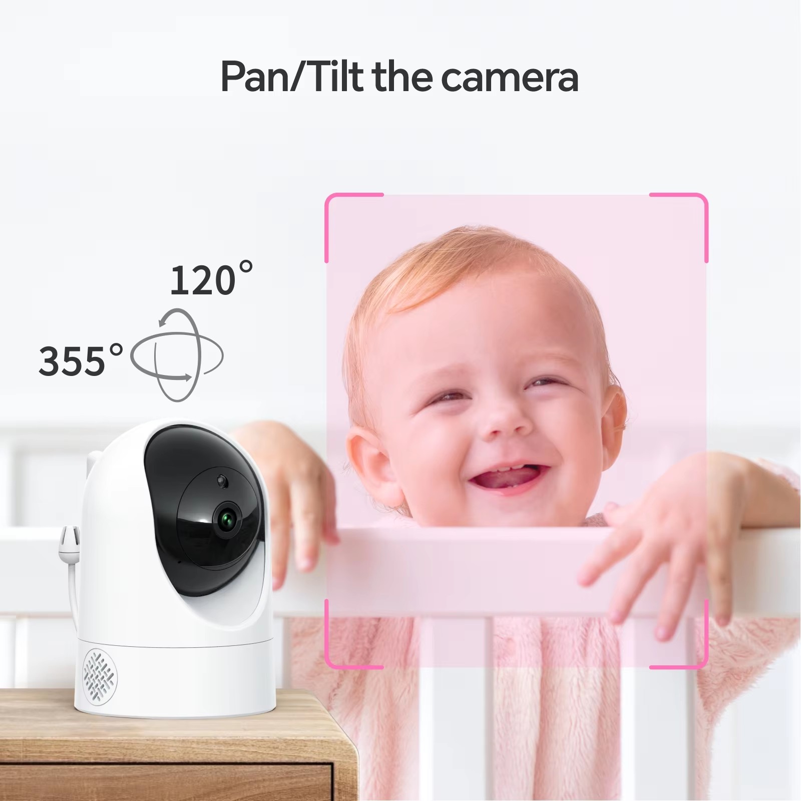 5inch 720P Baby Monitor Camera with High Resolution Cheap Price
