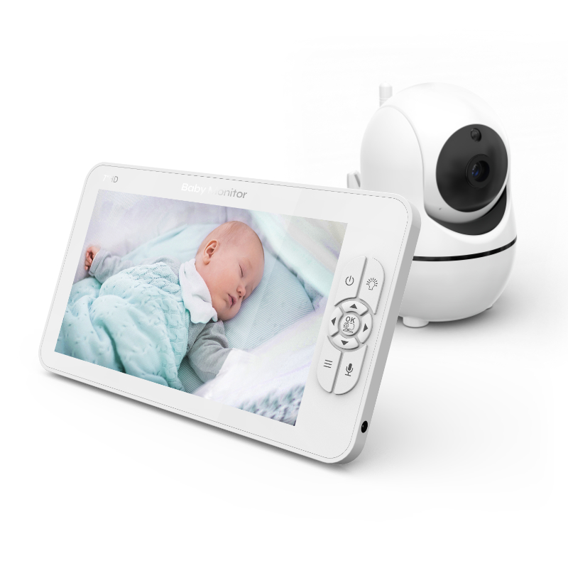 7 inch amazon hot two way talking good design video baby monitor with cheap price