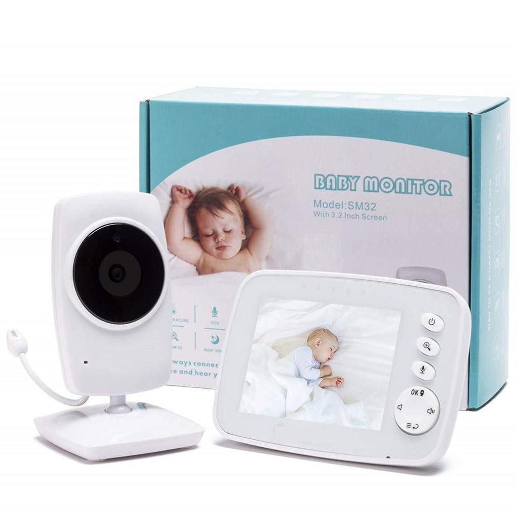 2.4G Wireless With 3.2 Inches LCD 2 Way Audio Talk Night Vision Video Baby Monitor Surveillance Security Camera